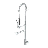 ZLINE Van Gogh Kitchen Faucet in Brushed Nickel, VNG-KF-BN - front view