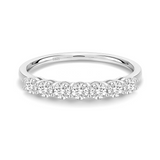 Classic 7-Stone Moissanite Eternity Band