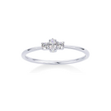 Dainty Marquise Alternating Stacking Ring