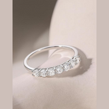 Classic 7-Stone Moissanite Eternity Band