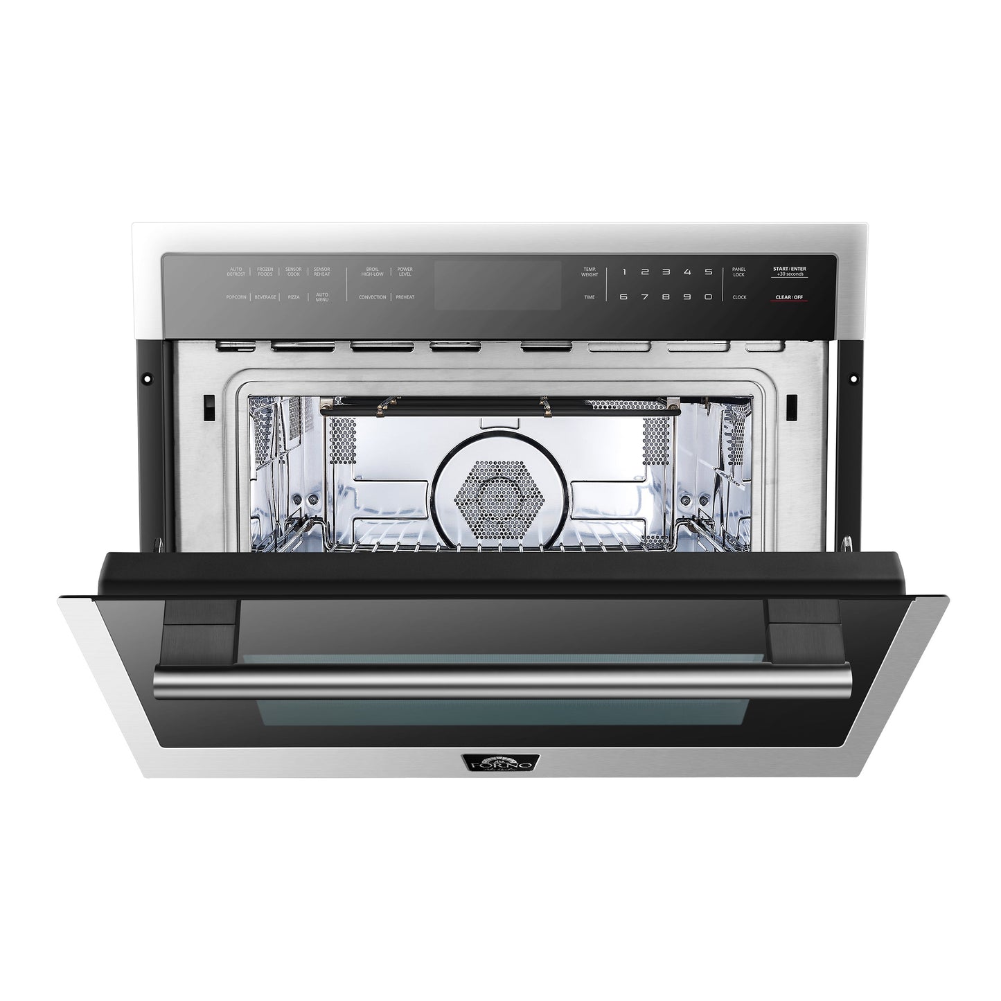 FORNO Oliena 24" 1.6 cu.ft Built-In Microwave Oven in Stainless Steel, FMWDR3093-24 - product image 5