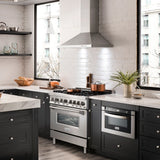 ZLINE 36 in. Convertible Vent Wall Mount Range Hood in Stainless Steel, KB-36 - product image 6