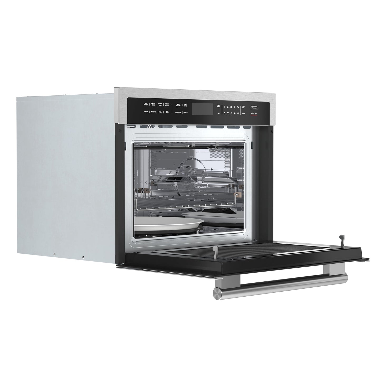 FORNO Oliena 24" 1.6 cu.ft Built-In Microwave Oven in Stainless Steel, FMWDR3093-24 - product image 6