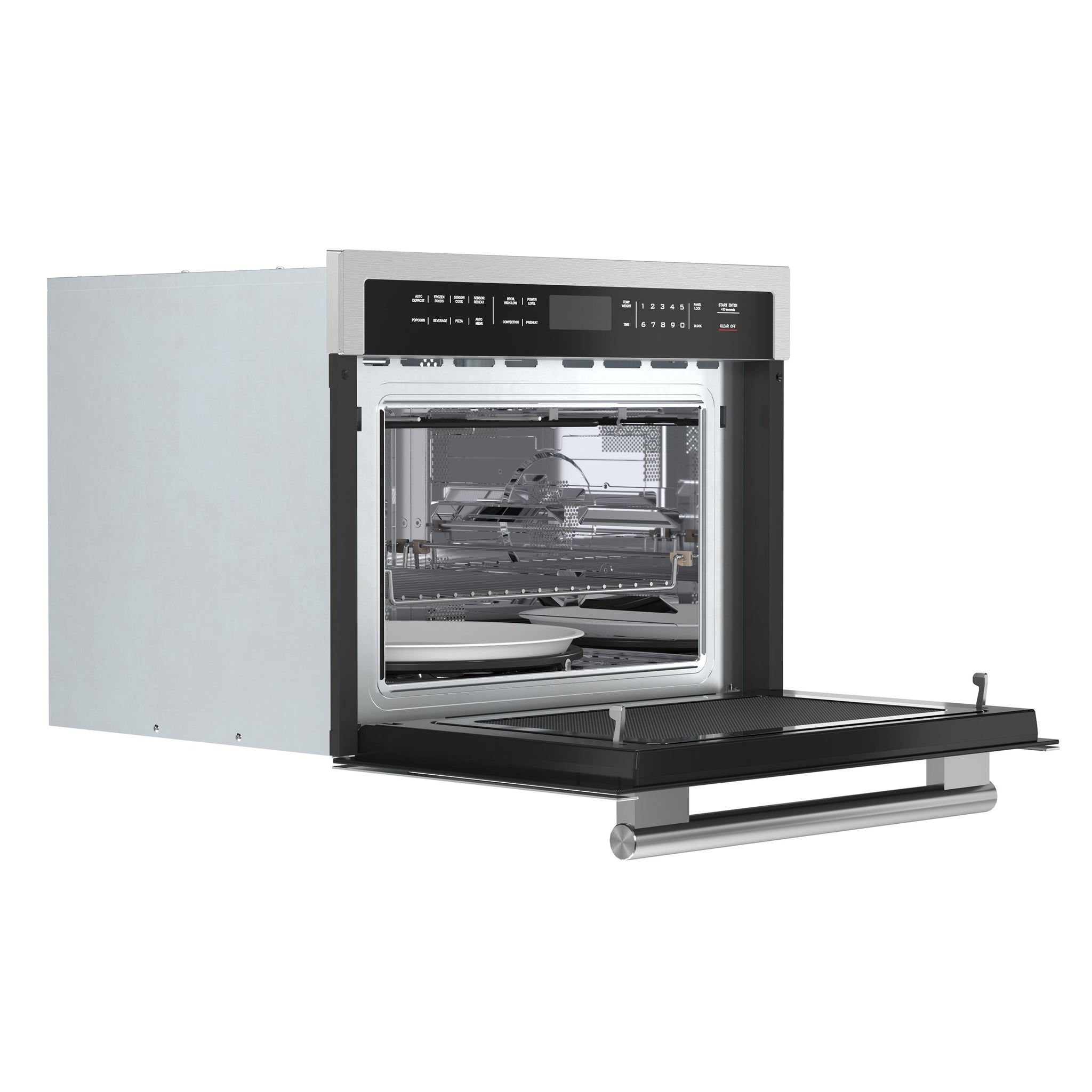 FORNO Oliena 24" 1.6 cu.ft Built-In Microwave Oven in Stainless Steel, FMWDR3093-24 - product image 6