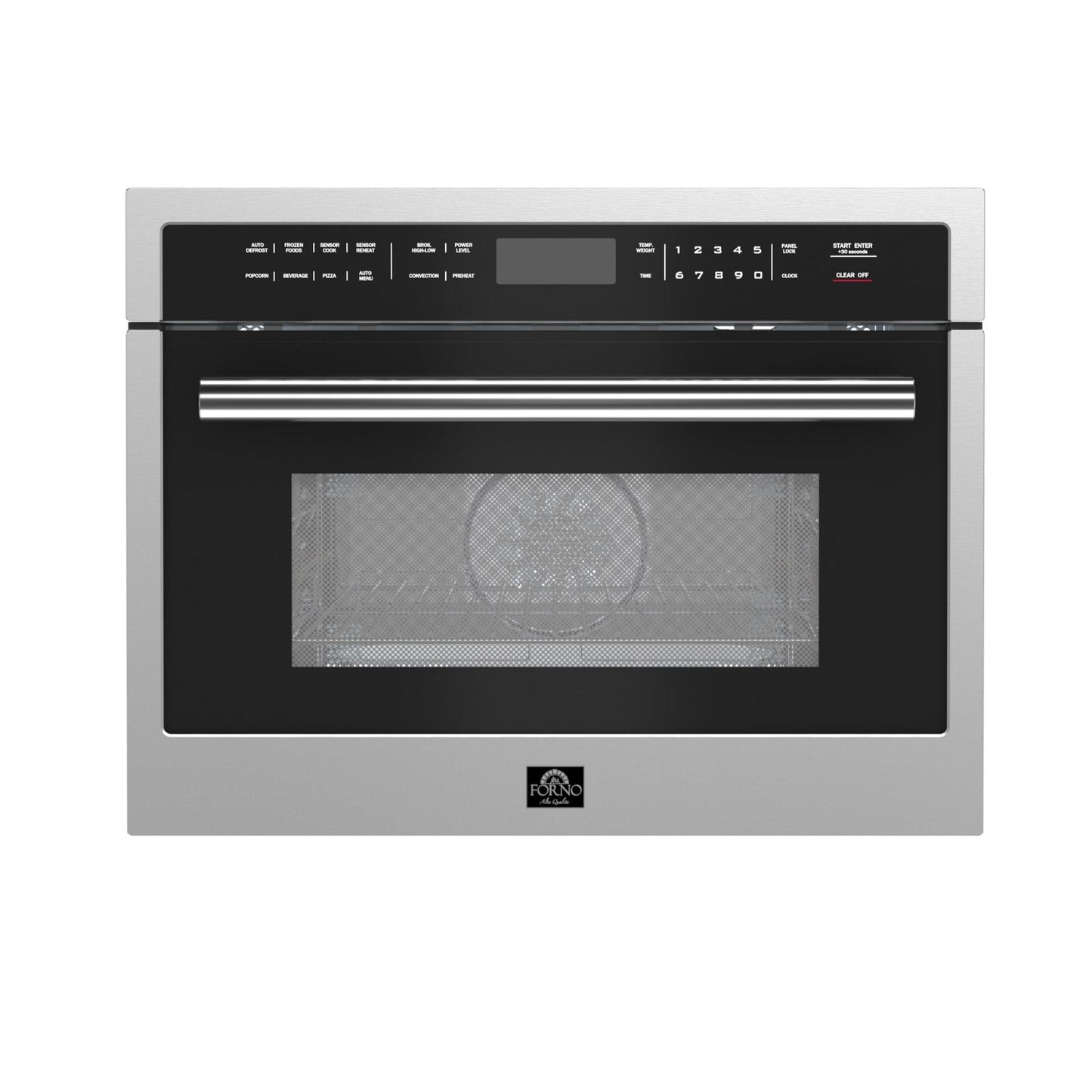 FORNO Oliena 24" 1.6 cu.ft Built-In Microwave Oven in Stainless Steel, FMWDR3093-24 - product image 1