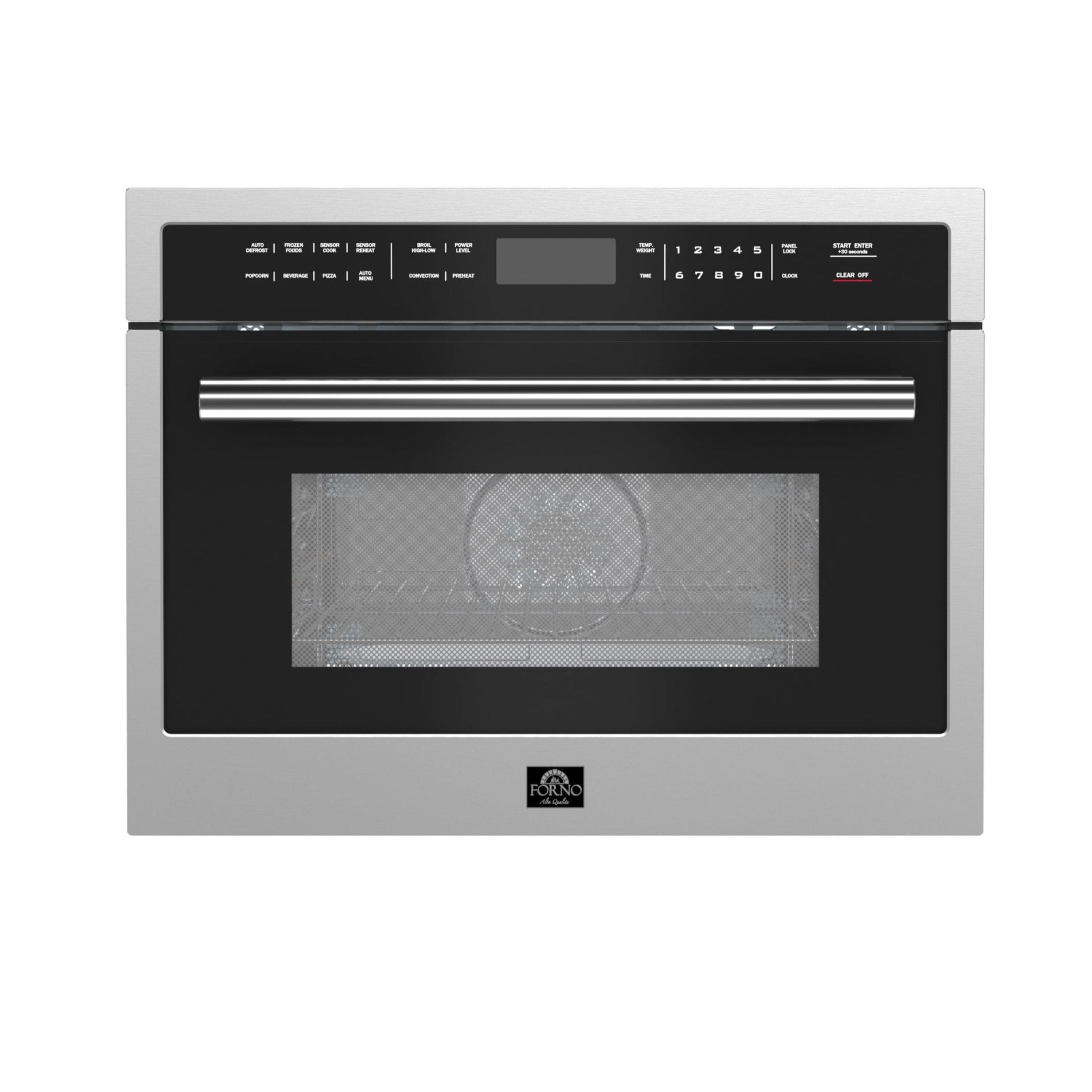FORNO Oliena 24" 1.6 cu.ft Built-In Microwave Oven in Stainless Steel, FMWDR3093-24 - product image 1