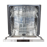 ZLINE Classic 24-Inch Top Control Built-In Dishwasher, Satin Stainless Steel Panel, Traditional Handle, 52 dBA, DW-SN-H-24 - product image 6