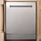 ZLINE Classic 24-Inch Top Control Built-In Dishwasher, Satin Stainless Steel Panel, Traditional Handle, 52 dBA, DW-SN-H-24 - product image 2