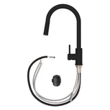 ZLINE Rubicon Pull Down Single Handle Kitchen Faucet in Matte Black, RBCN1-KF-MB - product image 3