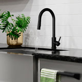 ZLINE Rubicon Pull Down Single Handle Kitchen Faucet in Matte Black, RBCN1-KF-MB - product image 10